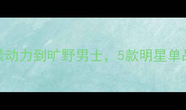 图片 Dior男士香水必入清单从花漾动力到旷野男士，5款明星单品测评+选购指南（附香调）1