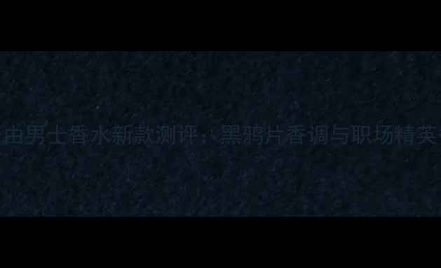 图片 圣罗兰自由男士香水新款测评：黑鸦片香调与职场精英香氛指南