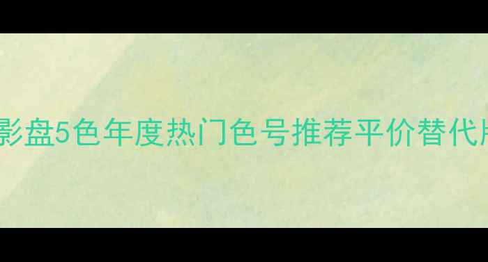 图片 圣罗兰黑鸦片眼影盘5色年度热门色号推荐平价替代版vs专柜价对比1