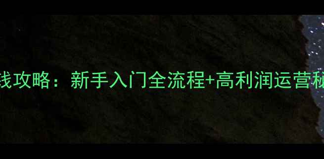 图片 果本护肤品代理赚钱攻略：新手入门全流程+高利润运营秘籍（附官方政策）