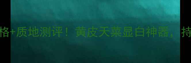 图片 香港YSL黑鸦片价格+质地测评！黄皮天菜显白神器，持妆12小时实测！1
