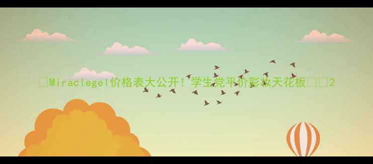 图片 🔥Miraclegel价格表大公开！学生党平价彩妆天花板💄💰2