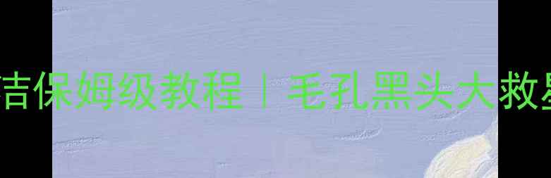 图片 🔥尊积帕清洁面膜急救清洁保姆级教程｜毛孔黑头大救星！油皮敏皮都看过来！2